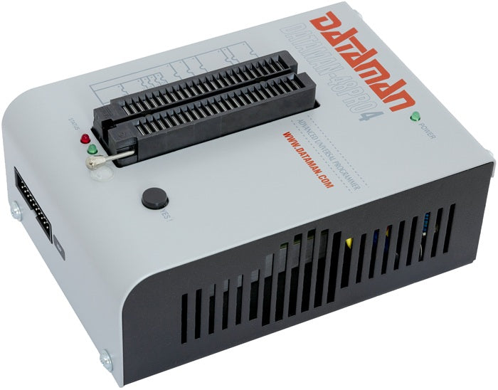 Dataman 48Pro4. Universal 48-pin programmer with ISP capabilities and USB connectivity.