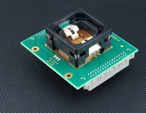 AP1 BGA144-9 ZIF STM32-3 (71-7251). Specialised programming module with open ZIF socket.
