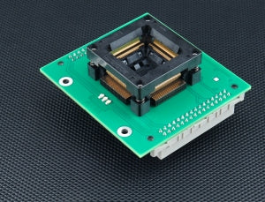 AP1 QFP144-1.02 ZIF STM32-USBPHY-1 (71-7249). Specialised programming module with open ZIF socket.