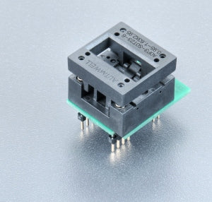 DIL8/SOT23-6 ZIF PIC (70-7484). Specialised programming adapter with open ZIF socket.