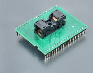 Top TSOP32 ZIF 11.8mm (70-7300). TSOP32 adapter top board with open ZIF socket.