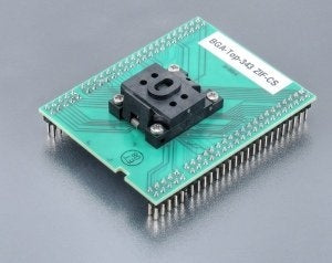 343 Programers BGA-Top-343 ZIF-CS - Top board of BGA adapter for ZIF BGA49 – Dataman ...
