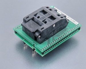 DIL48/QFP64-1.04 ZIF-CS R5F-2 - Device specific adapter for Renesas R8C ...