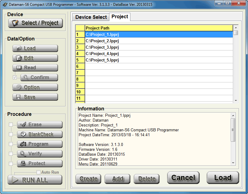 Dataman Software Configuration Dataman S6 Compact USB Programmer – Dataman Programmers